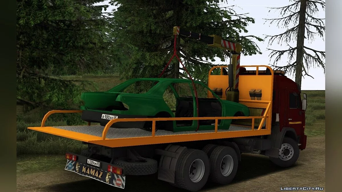 Камаз Эвакуатор / GTA San Andreas