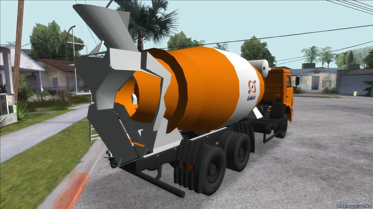 КамАЗ 6520 Цементовоз / GTA San Andreas