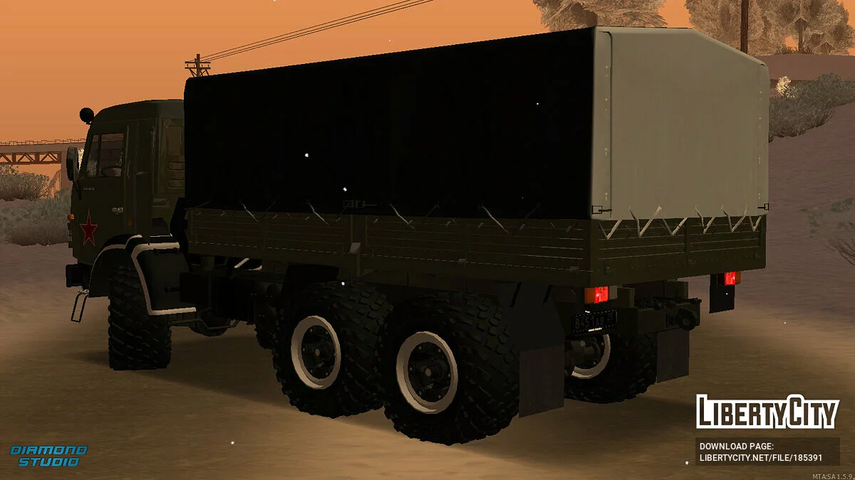 КАМАЗ 4310 + CCD / GTA San Andreas