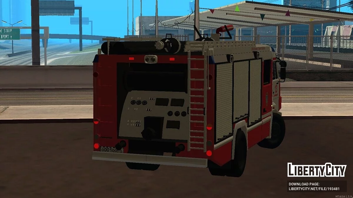 КамАЗ 5387 Пожарный + CCD / GTA San Andreas
