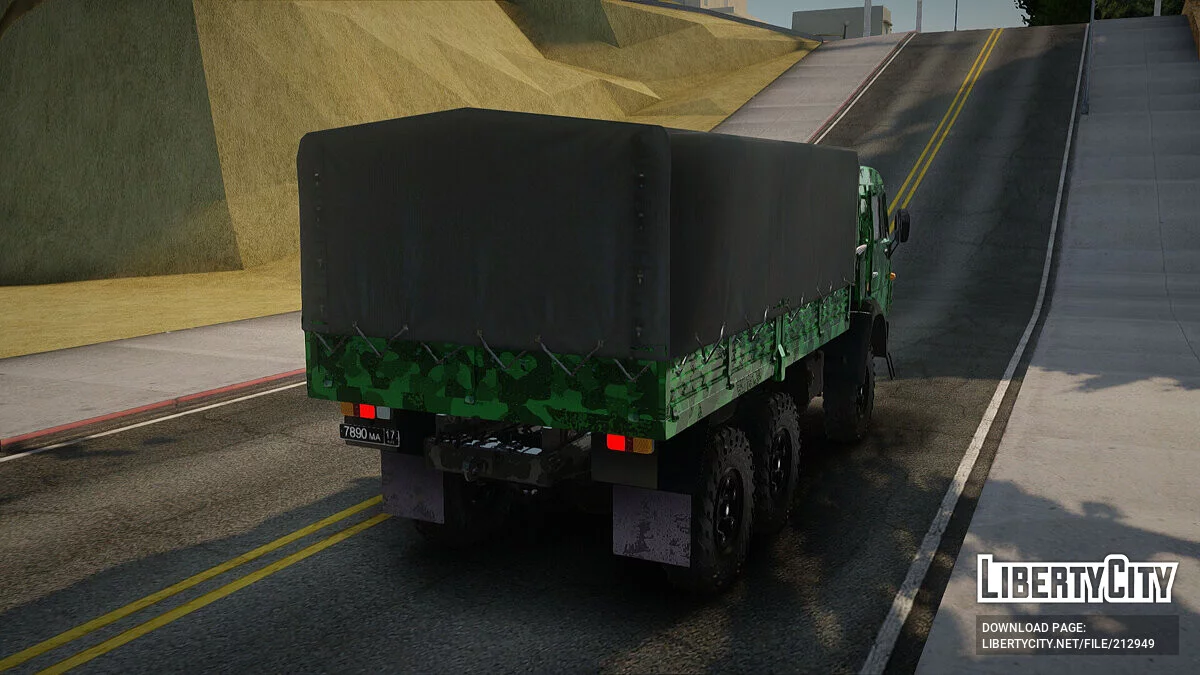 Армейский КАМАЗ 4310 / GTA San Andreas