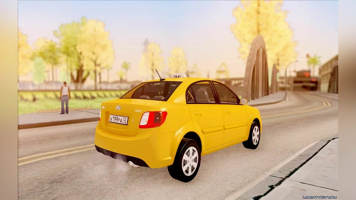 Kia Rio Taxi / GTA San Andreas