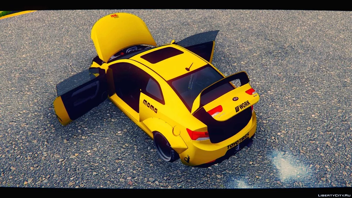 2010 Kia Forte Koup SX Rocket Bunny Works / GTA San Andreas