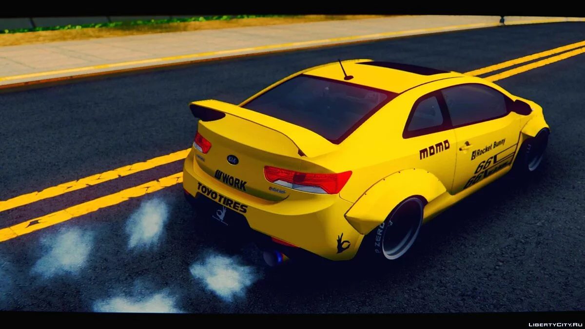2010 Kia Forte Koup SX Rocket Bunny Works / GTA San Andreas