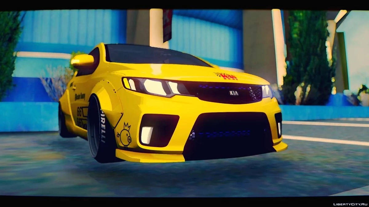 2010 Kia Forte Koup SX Rocket Bunny Works / GTA San Andreas