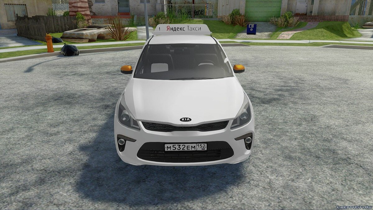 Скачать Kia Rio - Яндекс Такси для GTA San Andreas