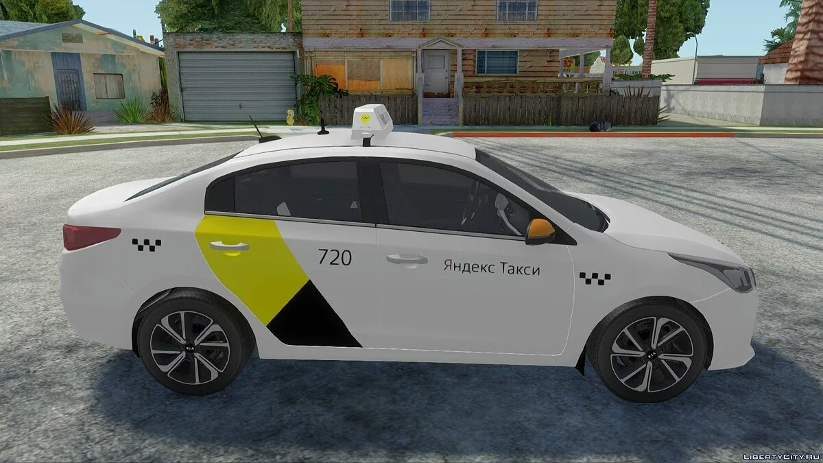Kia Rio - Яндекс Такси / GTA San Andreas