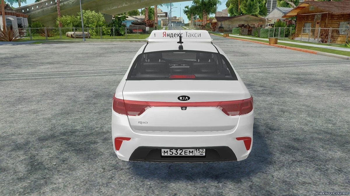 Kia Rio - Яндекс Такси / GTA San Andreas