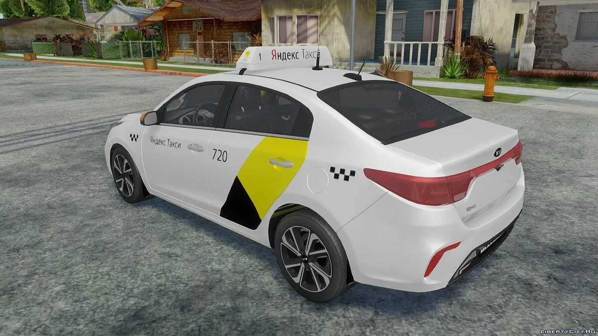 Kia Rio - Яндекс Такси / GTA San Andreas