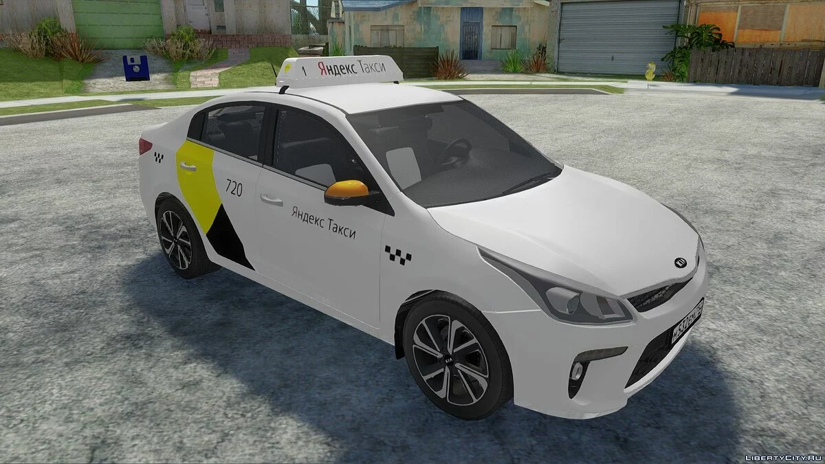 Kia Rio - Яндекс Такси / GTA San Andreas