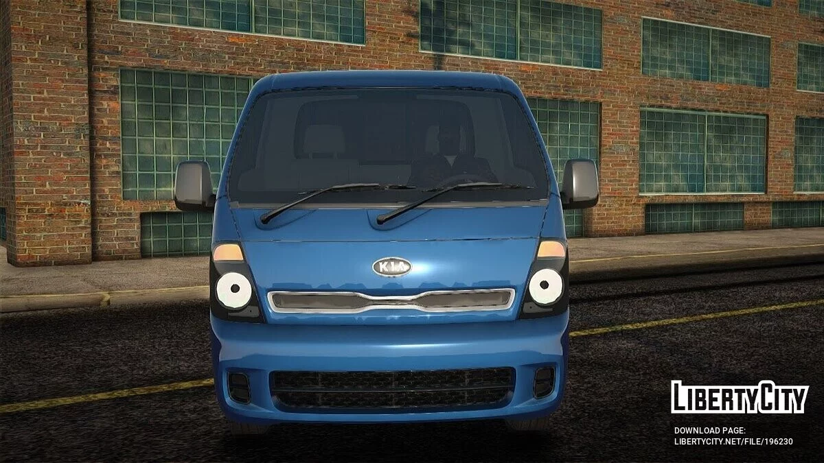 KIA Bongo K2500 Dark Blue / GTA San Andreas