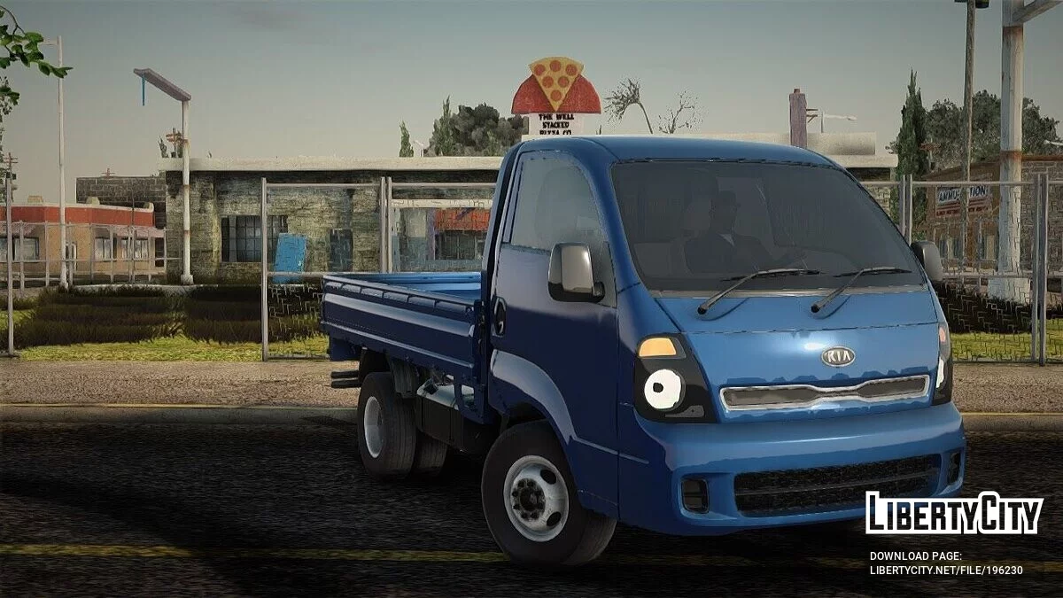 KIA Bongo K2500 Dark Blue / GTA San Andreas