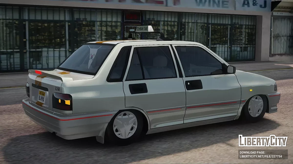 Kia Pride Korea Taxi Classic / GTA San Andreas