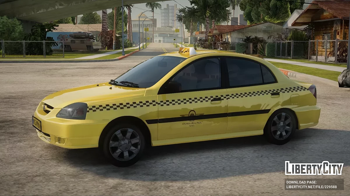 Kia Rio Taxi / GTA San Andreas