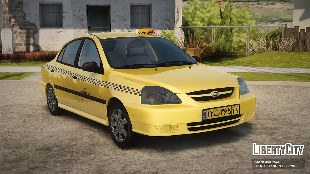Kia Rio Taxi / GTA San Andreas