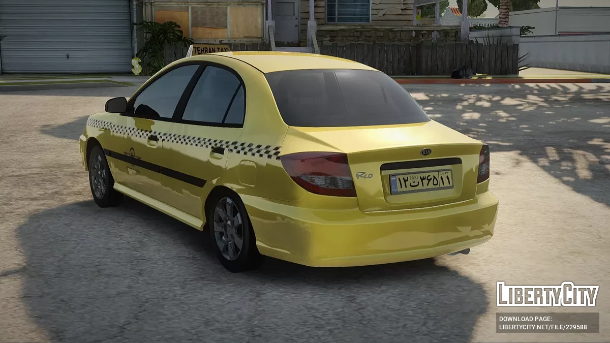 Kia Rio Taxi / GTA San Andreas