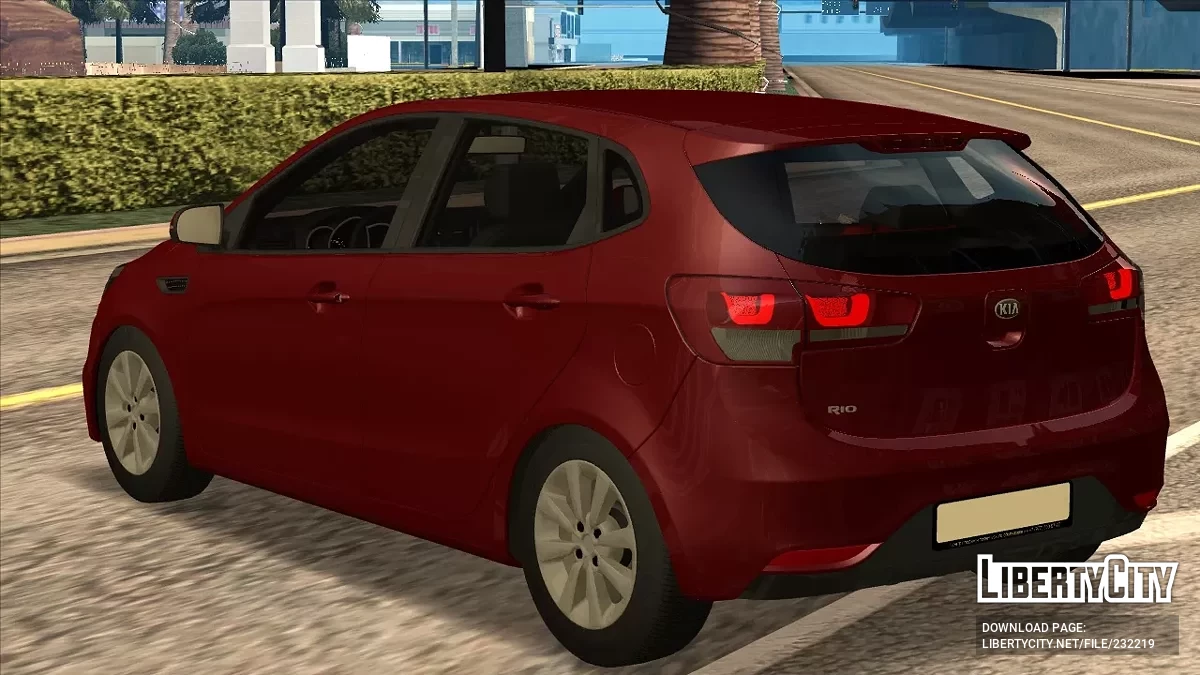 Kia Rio Hatch 2015 / GTA San Andreas