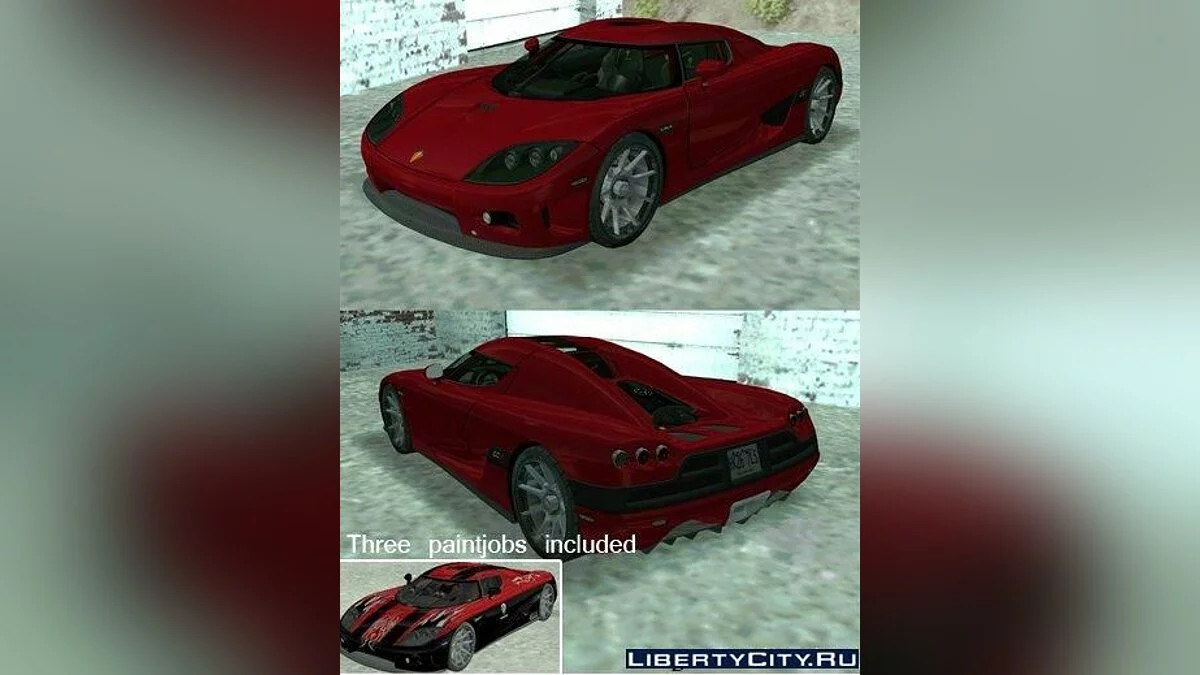 Koenigsegg CCX NightRaven / GTA San Andreas