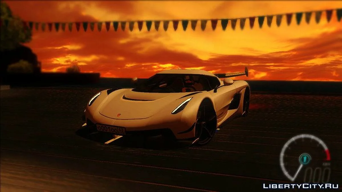 Koenigsegg Jesko 2020 / GTA San Andreas