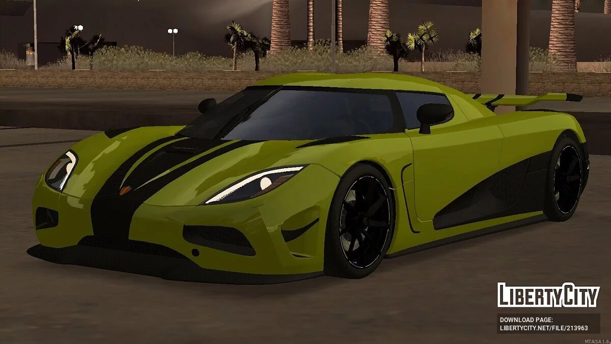 Koenigsegg Agera + CCD / GTA San Andreas