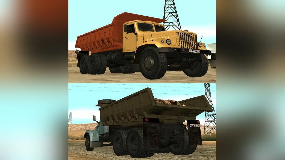 КрАЗ-256 / GTA San Andreas