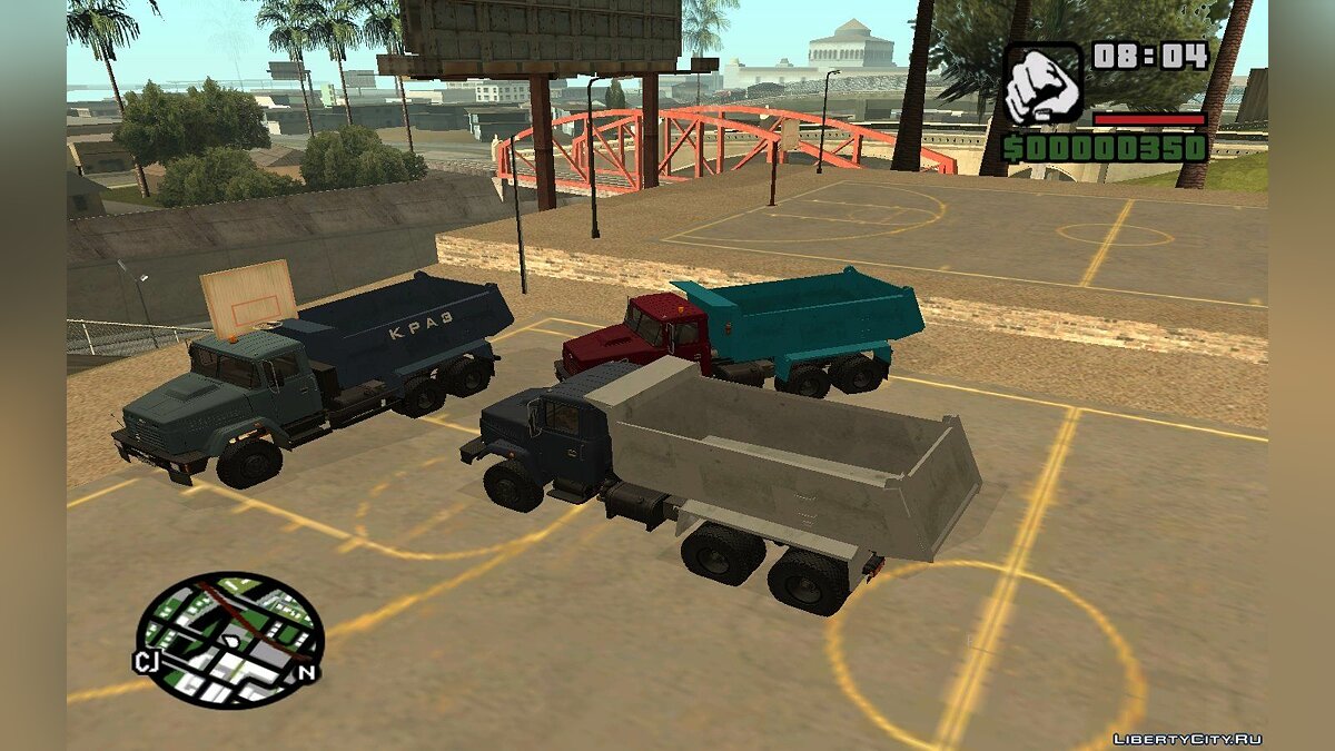 Скачать КрАЗ-65055 для GTA San Andreas