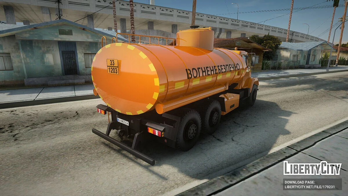 КрАЗ Бензовоз / GTA San Andreas