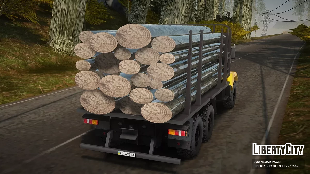 КрАЗ Лесовоз / GTA San Andreas