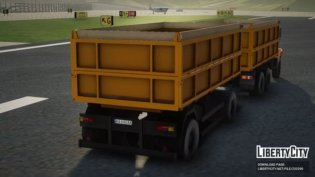 КрАЗ 6510 с прицепом / GTA San Andreas