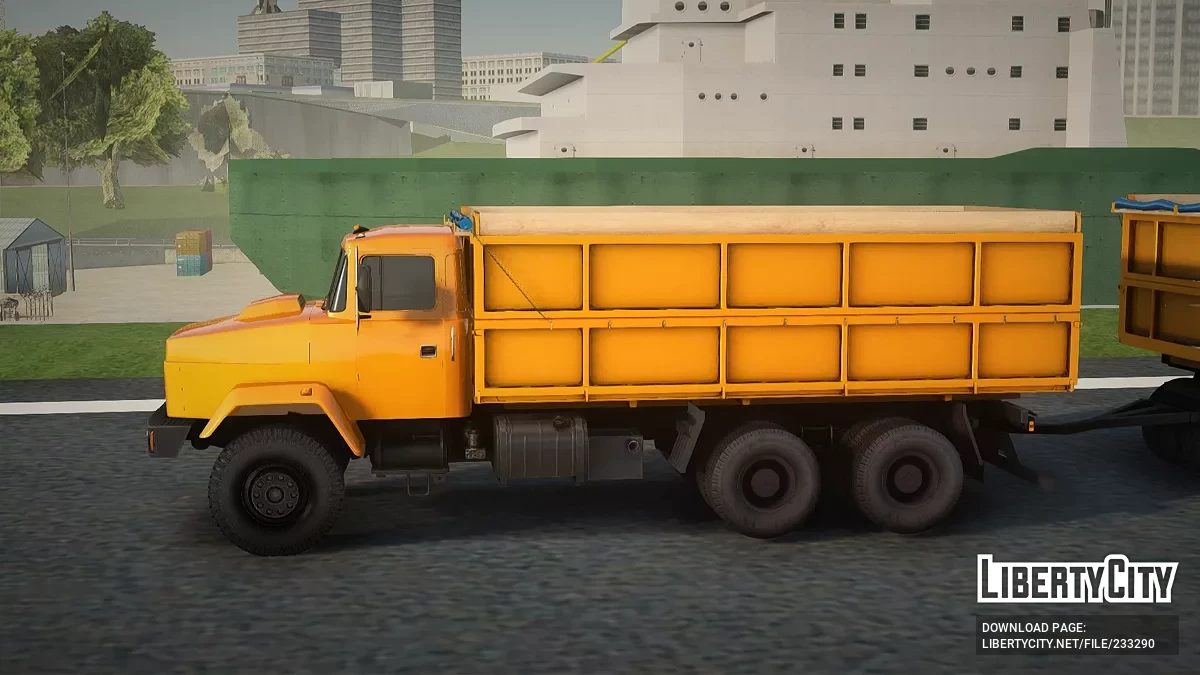 КрАЗ 6510 с прицепом / GTA San Andreas