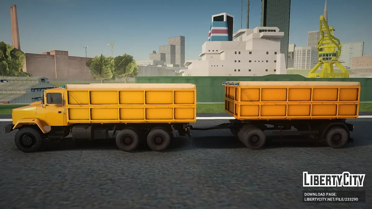 КрАЗ 6510 с прицепом / GTA San Andreas