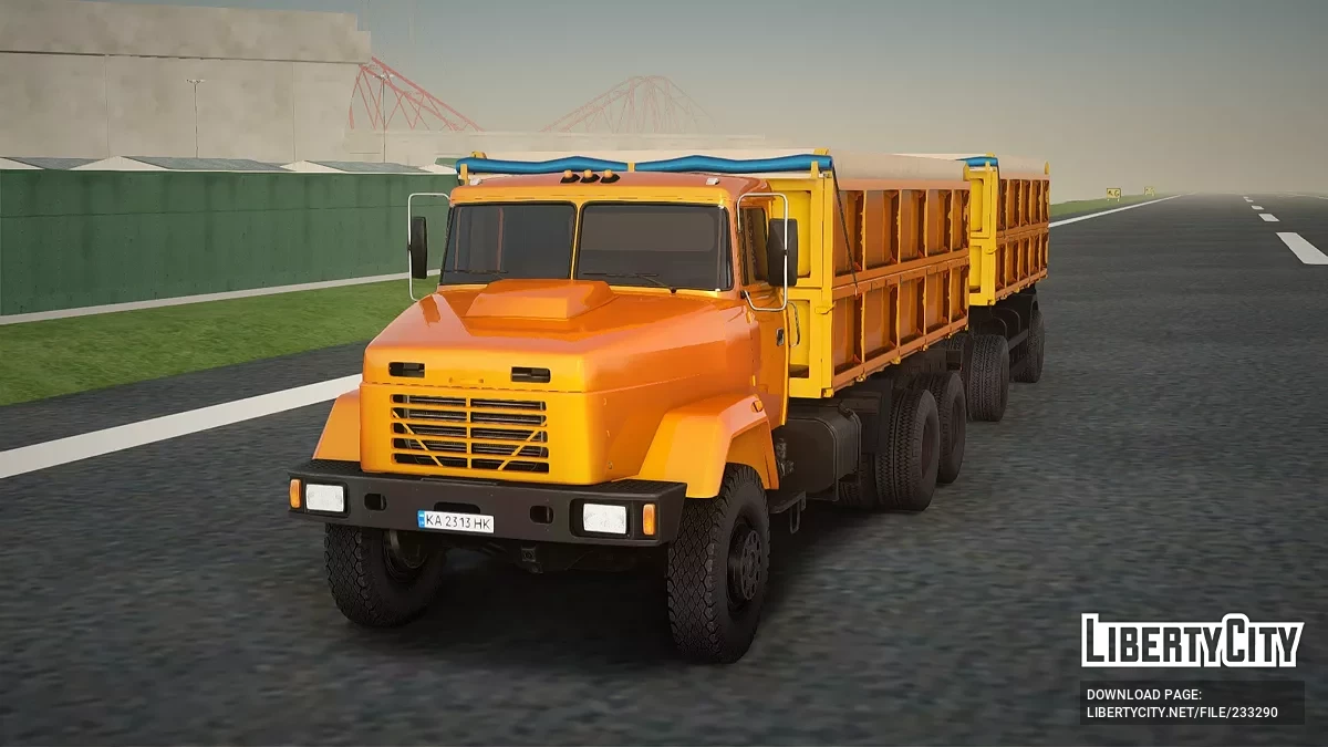 КрАЗ 6510 с прицепом / GTA San Andreas