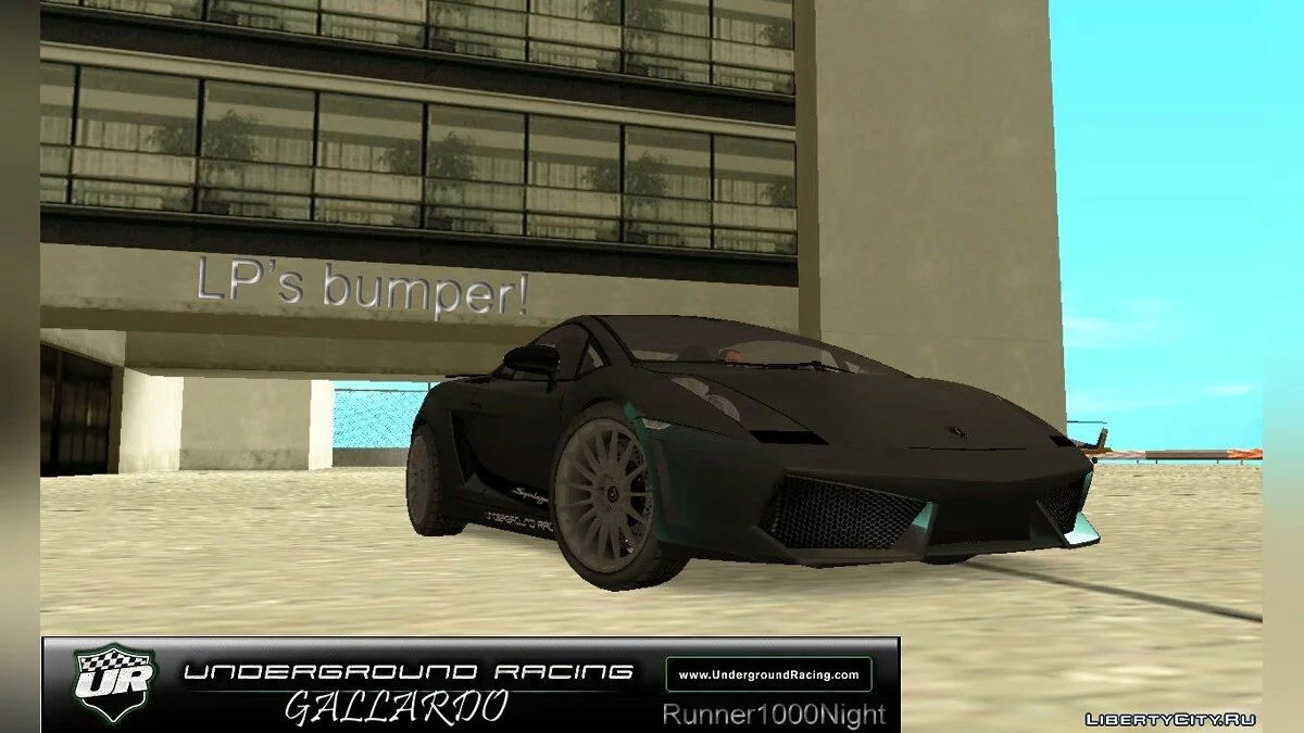 Underground Racing Lamborghini Gallardo V2.0 / GTA San Andreas