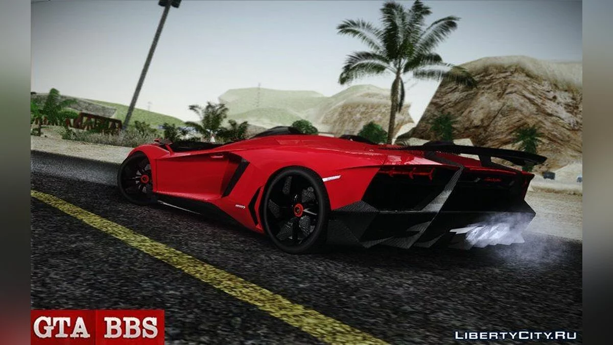 2012 Lamborghini Aventador J / GTA San Andreas