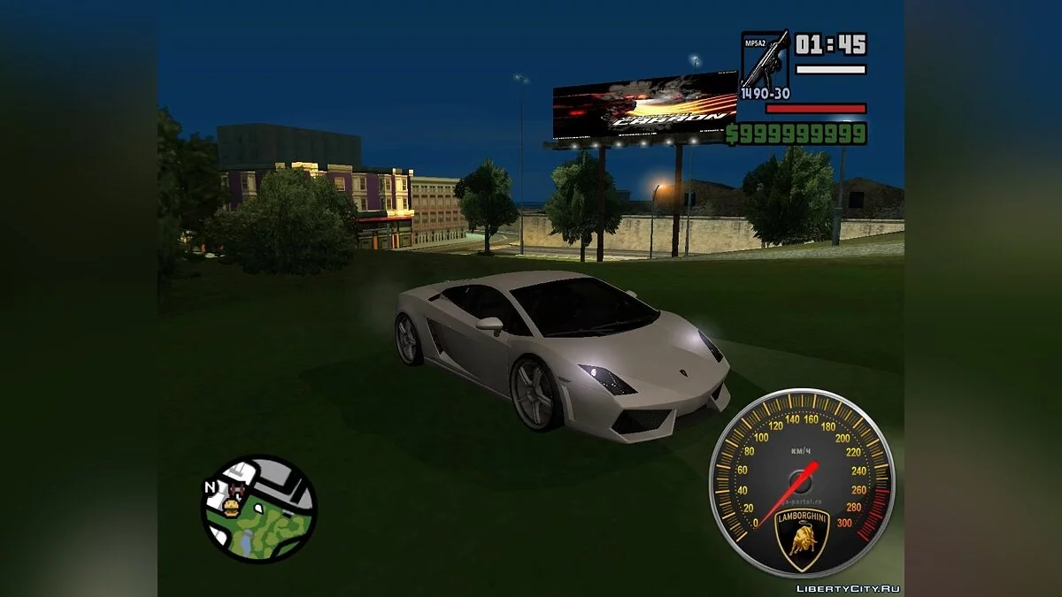 Lamborghini Gallardo LP-560-4 из NFS Undercover / GTA San Andreas