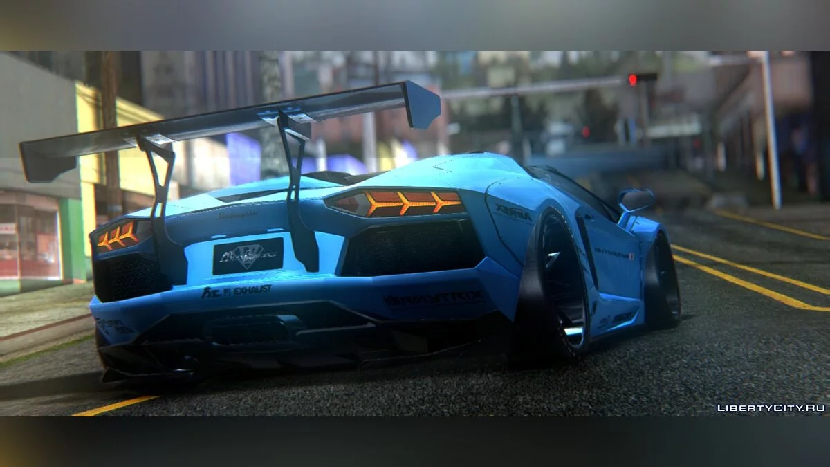 Lamborghini Aventador LP700-4 Roadster Liberty Walk LB Performance / GTA San Andreas