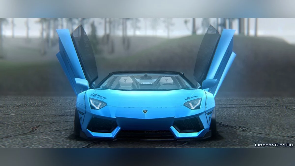 Lamborghini Aventador LP700-4 Roadster Liberty Walk LB Performance / GTA San Andreas