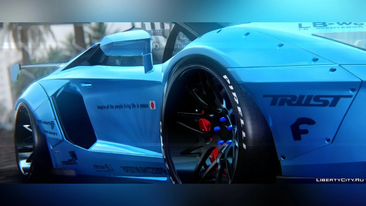 Lamborghini Aventador LP700-4 Roadster Liberty Walk LB Performance / GTA San Andreas