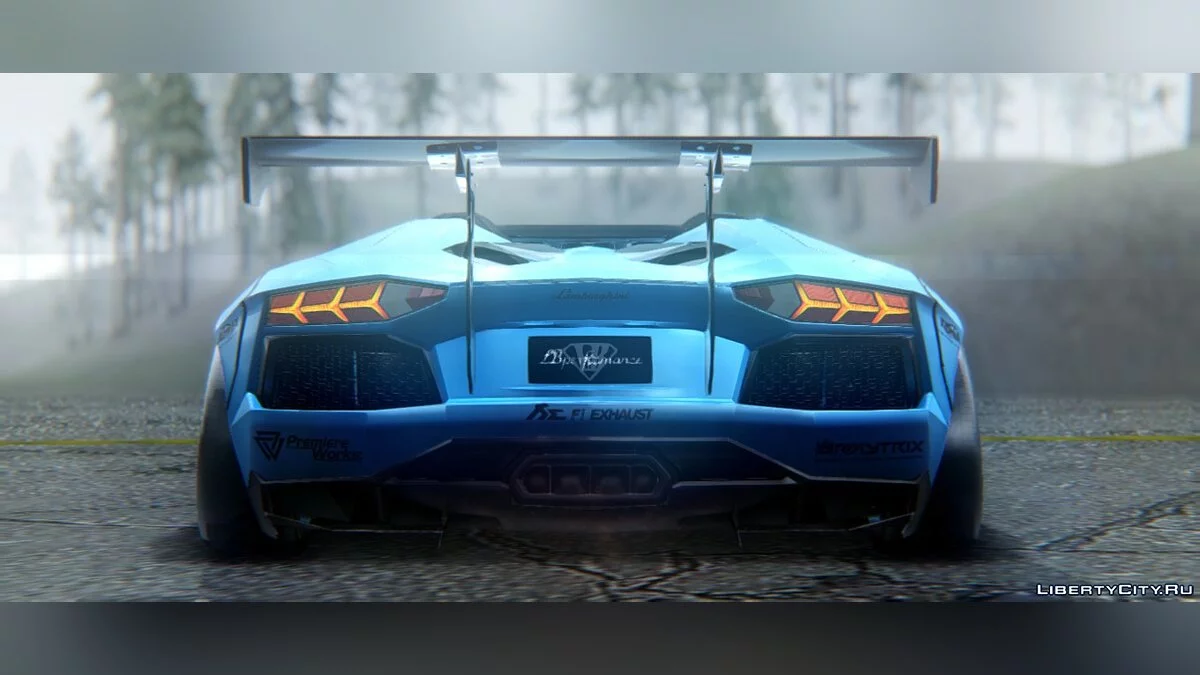 Lamborghini Aventador LP700-4 Roadster Liberty Walk LB Performance / GTA San Andreas
