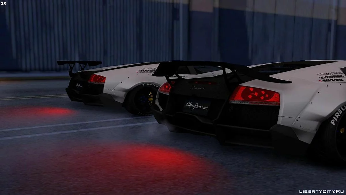 2010 Lamborghini Murcielago LP670-4 SV Liberty Walk LB Performance / GTA San Andreas