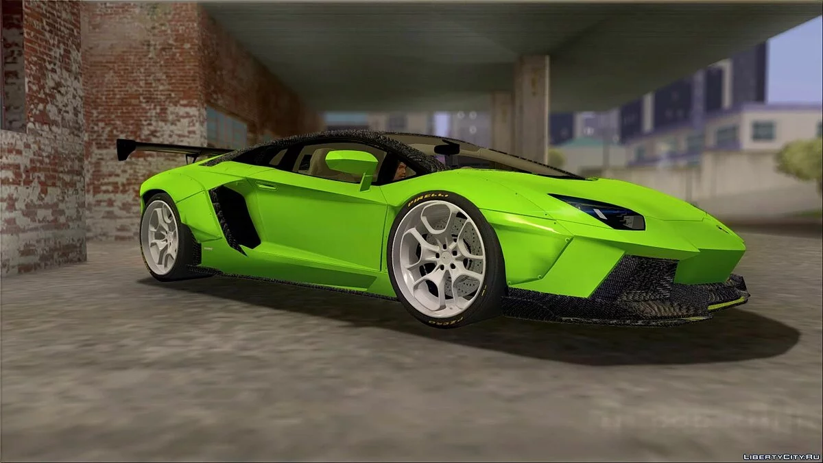 Lamborghini Aventador LP700-4 LB Walk with no fenders / GTA San Andreas