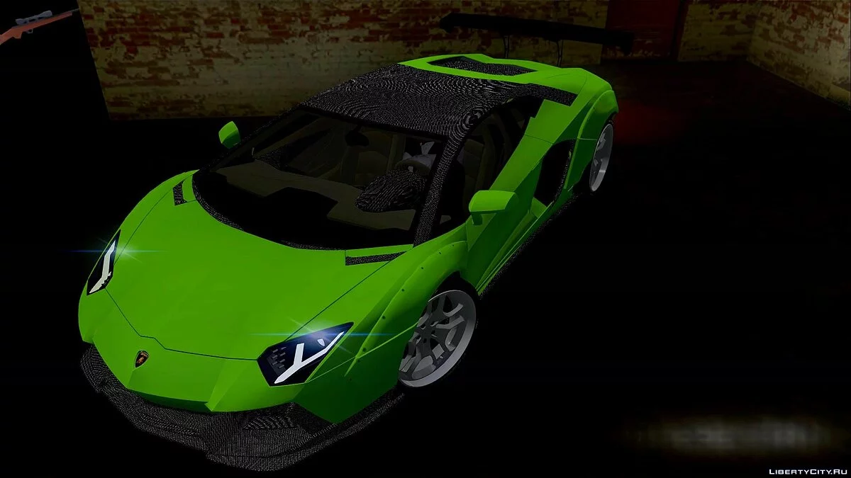 Lamborghini Aventador LP700-4 LB Walk with no fenders / GTA San Andreas