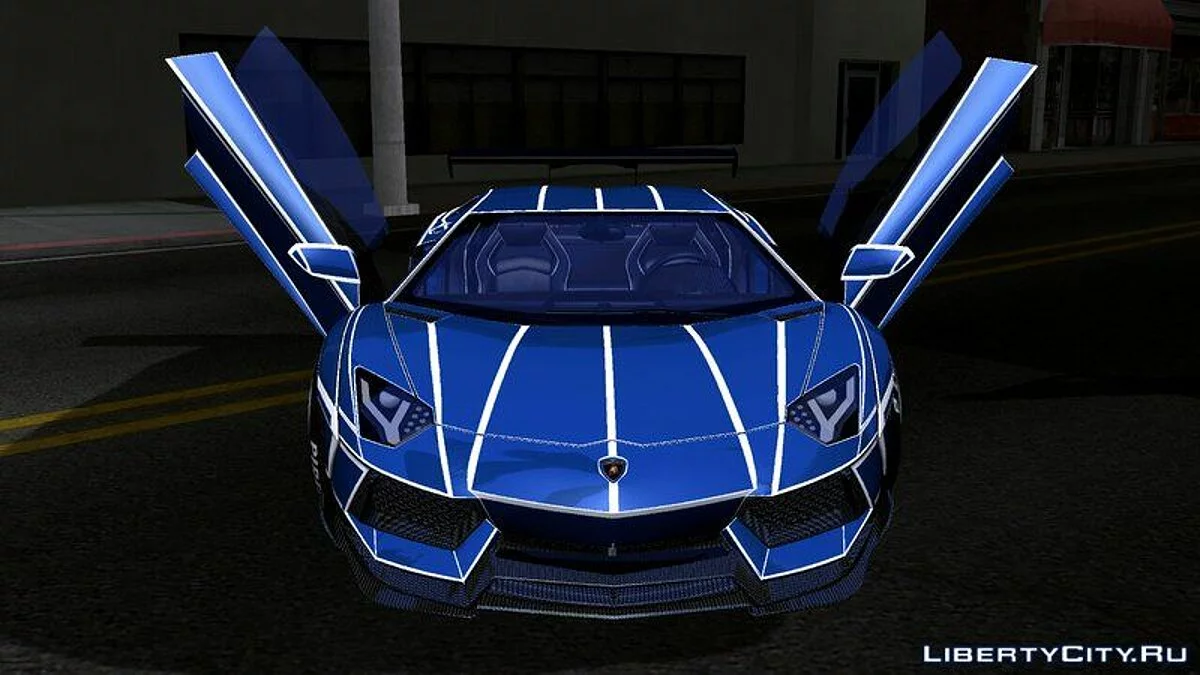Lamborghini Aventador LP700-4 Luminous Wide / GTA San Andreas