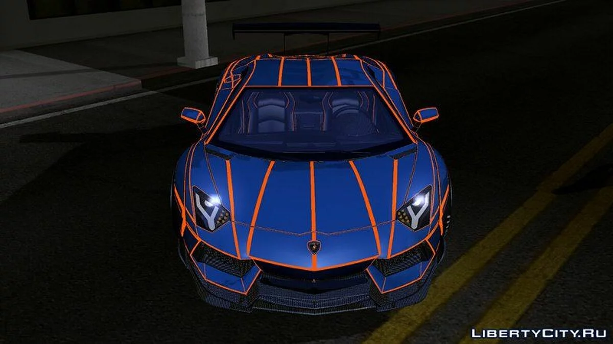 Lamborghini Aventador LP700-4 Luminous Wide / GTA San Andreas
