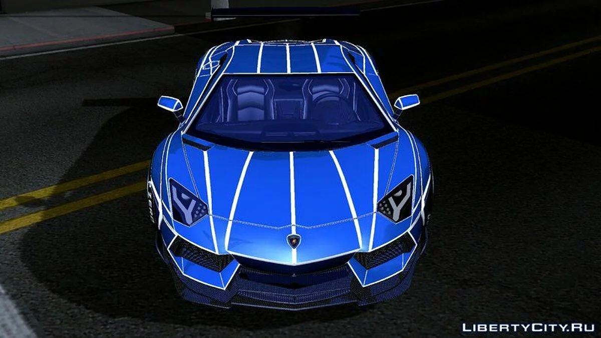 Lamborghini Aventador LP700-4 Luminous Wide / GTA San Andreas