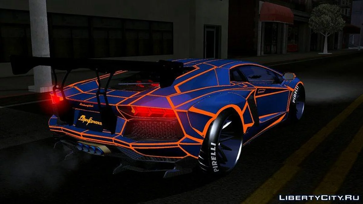 Lamborghini Aventador LP700-4 Luminous Wide / GTA San Andreas