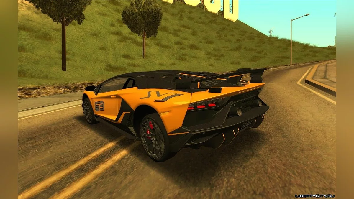 2019 Lamborghini Aventador SVJ / GTA San Andreas