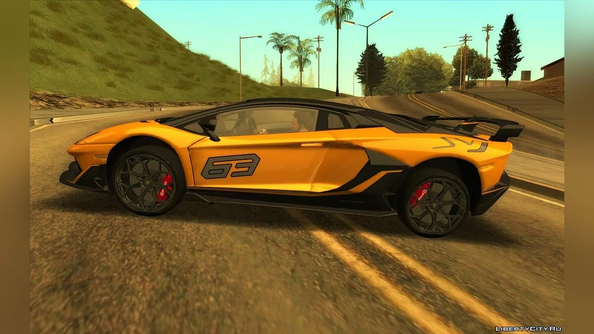 2019 Lamborghini Aventador SVJ / GTA San Andreas