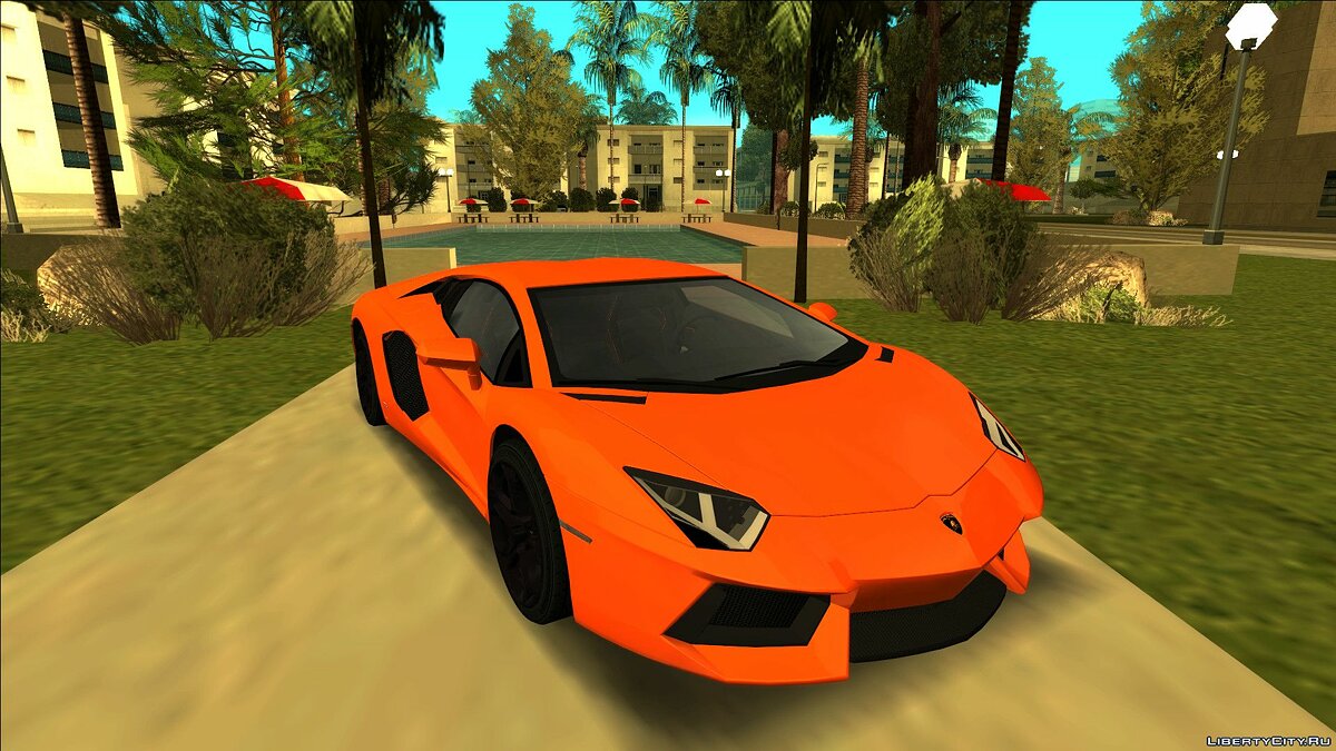 Скачать Lamborghini Aventador для GTA San Andreas