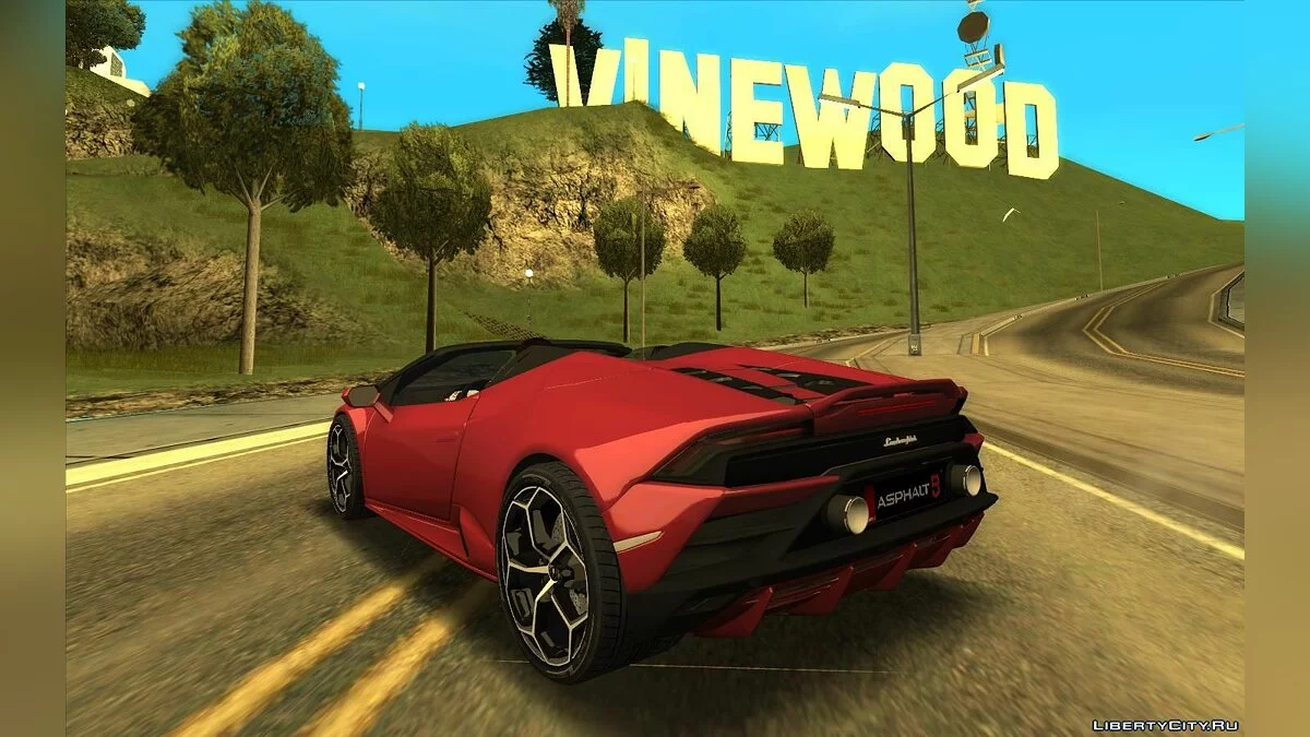 2020 Lamborghini Huracan EVO Spyder / GTA San Andreas